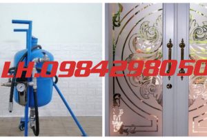 Quy trình phun cát làm gương decor trang trí