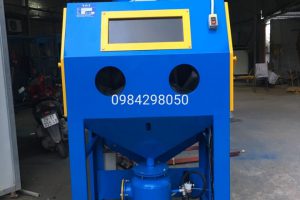 Bàn giao thiết bị phun cát tạo nhám bề mặt chảo tại Nam Định