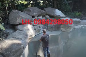 Dịch vụ phun cát làm sạch bể bơi